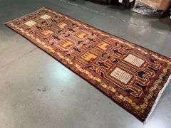 Stunning Persian Hamedan  Rug 3.6x9.7