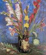 Vincent Van Gogh, Vase with Gladioli
