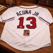 Autographed Ronald Acuña Jr. Atlanta Baseball Jersey with COA