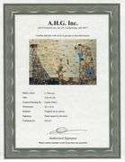 Highly Collectible After Gustav Klimt One of a kind oil on Canvas signed by the artist, Tree of life