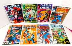 8 Captain America Marvel Comic Books