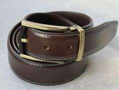 Classy Fine Quality Leather Belt, Made In Italy