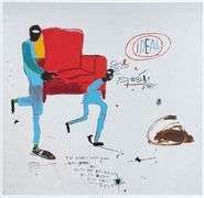 Colorful Jean-Michel Basquiat From 'Symbols and Signs'