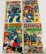 8 Captain America Marvel Comic Books