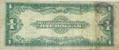 Series of 1923 $1 Silver Certificate.