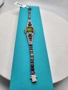 Stylish Polychromatic Tourmaline Bracelet