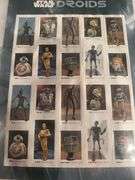 Very Rare Collection of Mixed Vintage Stamps, Star Wars, Moon Landing, Eclipes, Rail Road, much more