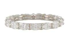 Fana 1.50ctw Oval Diamond Eternity Wedding Band Ring in 14K