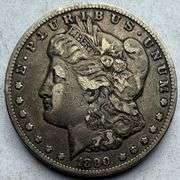 1890 CC Morgan Dollar