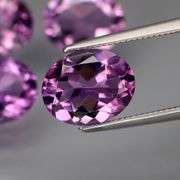 Glittering 9.50ct oval cut Bolivian Amethyst set