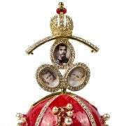 Red Lily of the Valley Fabergé Egg Replica – Perfect Easter or Collectible Gift