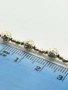 14KT Yellow Gold Diamon-Cut Beaded Chain Necklace