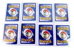 8 Pokémon 1999 Shadowless Trade Cards