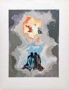 Collectible Original Color Engraving by Salvador Dali from The Divine Comedy