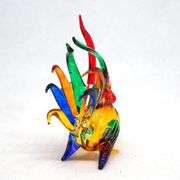 Handcrafted Solid Glass Rooster