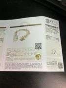 MEN'S 14K YELLOW GOLD AND DIAMOND CUBAN LINK BRACELET. CERTIFIED. OVER 135 GRAMS.