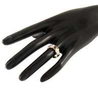 0.50ct Oval Ruby and 0.25ctw Diamonds Statement Ring in 14K