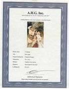 Highly Collectible After Frederick Morgan One of a kind oil on Canvas signed by the artist, A Sculpt