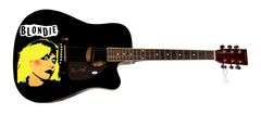 Blondie Debbie Harry Autographed 1/1 Custom Graphics Guitar ACOA