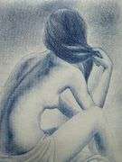 Resting Nude by Alberto Herrera