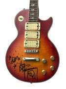 Ace Frehley of KISS Autographed Guitar with Sketches