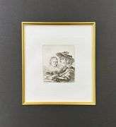 Extremely Rare and Collectible Antique Etching After Rembrandt, c. 1880