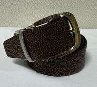 Fine Quality Reversable Leather Belt, Made In Italy