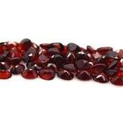 Amazing 12.30ct oval cut red Garnet set