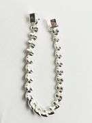 Italian 925 Sterling Silver Solid San Marco Bracelet