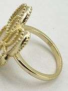 925 Sterling Silver Mother Of Pearl Butterfly Ring