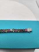 Stylish Polychromatic Tourmaline Bracelet