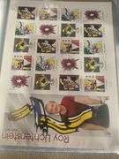 Very Rare Collection of Mixed Vintage Stamps, Star Wars, Moon Landing, Eclipes, Rail Road, much more