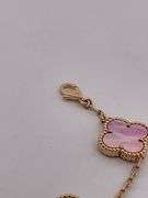 CERTIFIED BRAND NEW 18K YELLOW GOLD CLOVER LEAF BRACELET