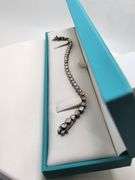 Very rare natural Mine Cut Diamond Bracelet in silver