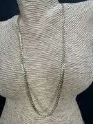 10k Yellow Gold Solid Curb Chain 3.5mm Link Necklace 22"