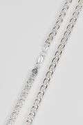 Sterling Silver Men's Heavy Wheat Chain 6mm Solid 925 Italy Foxtail Spiga 24"