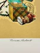 Exclusive Norman Rockwell Signed Limited Edition Lithograph "After Christmas" with Pubilshers Certif