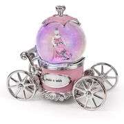 Cinderella LED Snow Globe Music Box