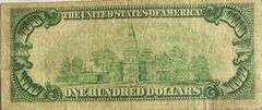 $100 Fed Reserve Natl Bank1929 Series Brown Seal Note
