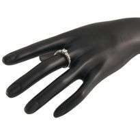 Vintage 0.55ctw European and Marquise Diamond Filigree Scroll Ring in Platinum