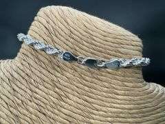 Sterling Silver Hollow Spiral Rope Chain 4mm Pure 925 Italy New Men's Wide Bracelet 8"