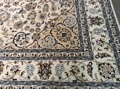 FINE SILK & WOOL KASHAN RUG 9x12