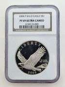 2008-P Bald Eagle Silver Dollar, NGC PF69