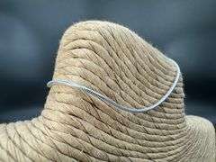 Sterling Silver Snake Chain 1.2mm Solid 925 Italy New Brazilian Bracelet 7"