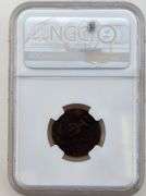 1735 VOC N.E. Indies Duit Holland, NGC VF30BN MINT ERROR 30% Off Center