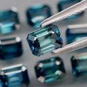 Breath taking! 2.64ct set of blue green Australian Sapphires