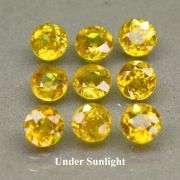 Collectors 3.65ct rich burnished gold Sphene set