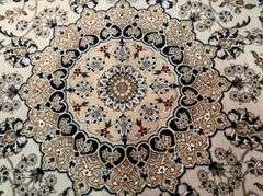 FINE SILK & WOOL KASHAN RUG 9x12