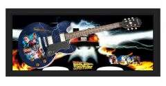 Back To The Future Cast Signed Framed Display Graphics Photo Guitar ACOA