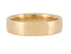 Gents Polished 6.0MM Wedding Band Ring in 18K